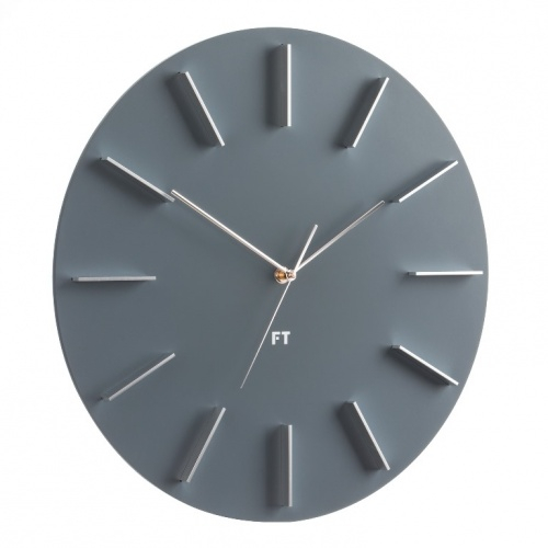 Wall Clock Future Time FT2010GY Round grey 40cm
Click to view the picture detail.